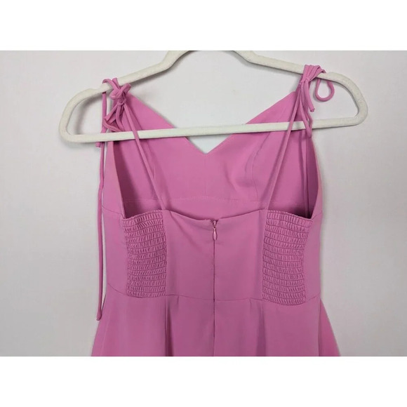 AMANDA UPRICHARD sz. M Cecilia Tie Bow Straps Mini Dress Party Cocktails Sexy - Picture 8 of 12